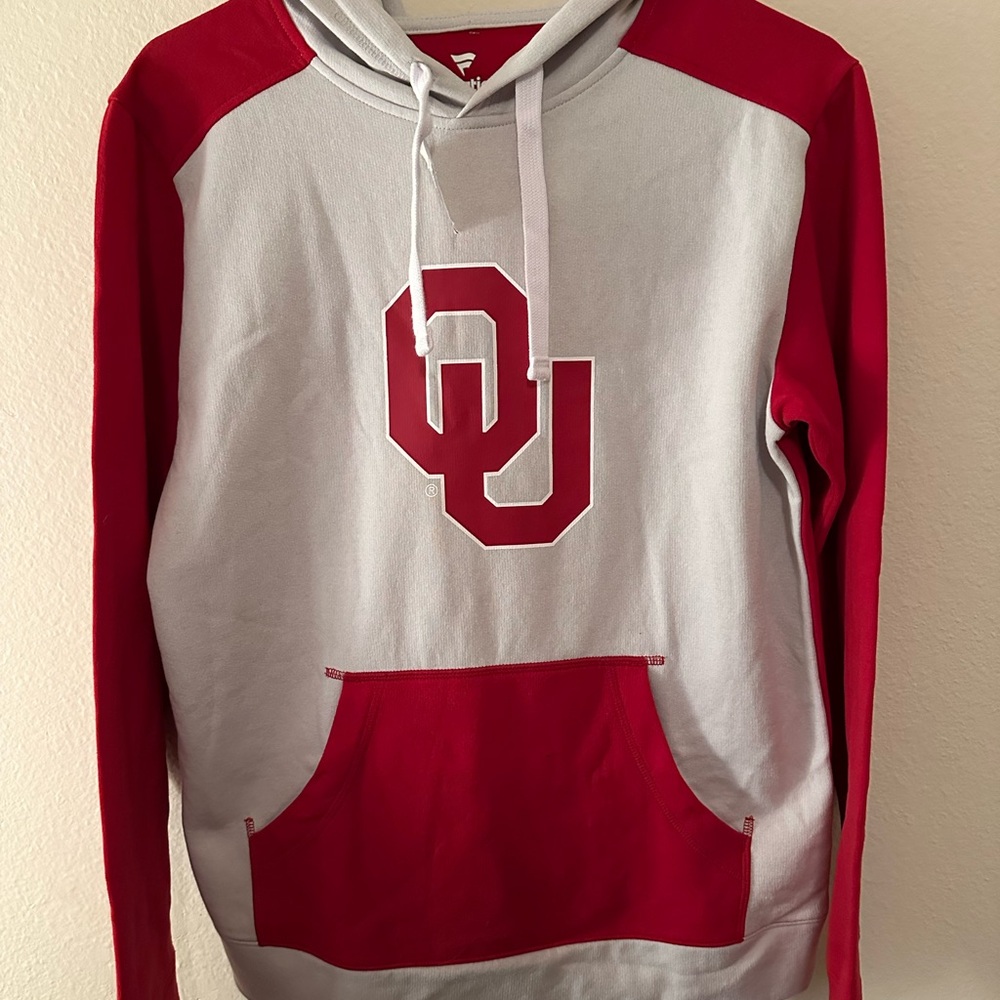 Men's Oklahoma Sooners Primary Arctic Hoodie, Size: Small, Gray